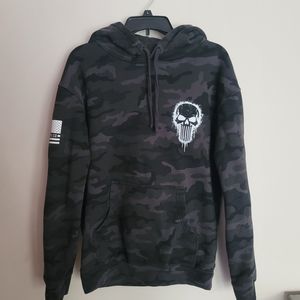 Howitzer Men's Med Hoodie TACTICAL PATRIOT Heavyweight Military Camo Gray Black